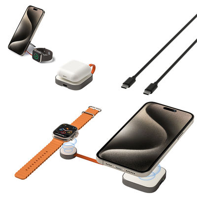 comprar Cargador inalámbrico magnético para iPhone Cargador portátil 2 en 1 Magsafe online manufacture