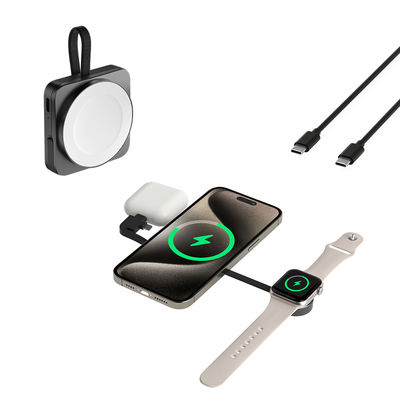 comprar Cómodo y versátil cargador magnético de teléfono 3 en 1 personalizable online manufacture