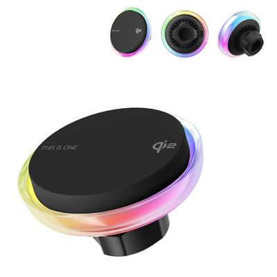 comprar QI2 Táctil para Cambiar el Color de la Luz Estación de Carga Inalámbrica Lente Esmerilada Única Personalizable Carga online manufacture