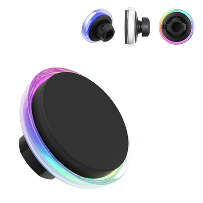 comprar Modos de iluminación personalizables Car Wireless Charger con fuerte succión magnética y luz de cielo estrellado de ensueño online manufacture