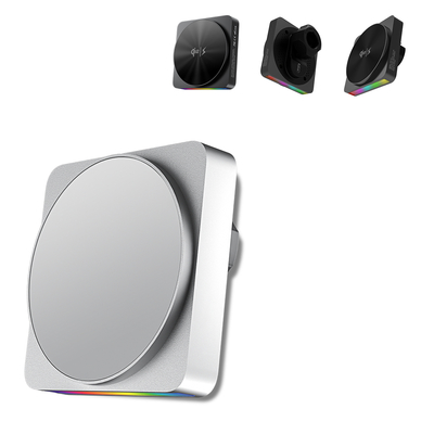 comprar Cargador inalámbrico rápido de 15W para coche con MagSafe y luz ambiental de 9 colores online manufacture