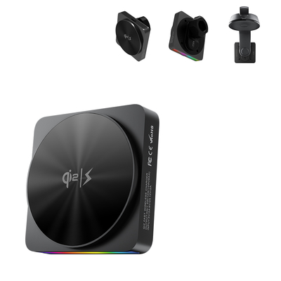 comprar Soporte de teléfono para automóviles Magsafe con carga rápida de 15W y luz ambiental de 9 colores online manufacture