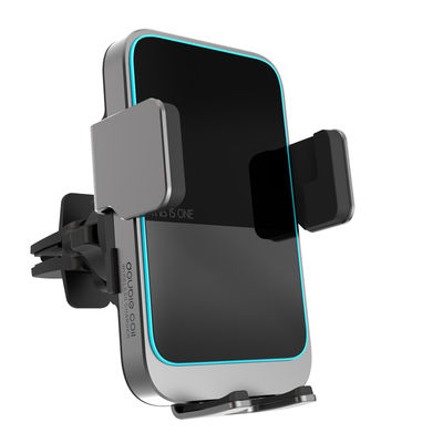 comprar Aluminum Alloy iPhone Wireless Charger with 12-24V Voltage and FOD Automatic Recognition for Hands-Free Car Use online manufacture