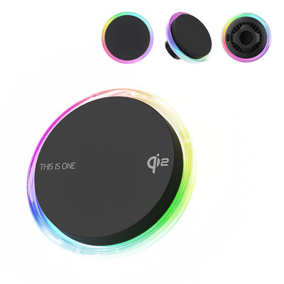 Stand de carga inalámbrica de automóvil de color Shell personalizable con diseño de soplador y fuerte succión magnética