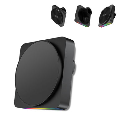 Cargador inalámbrico magnético para coche QI2 con 9 colores de luz y captación de sonido
